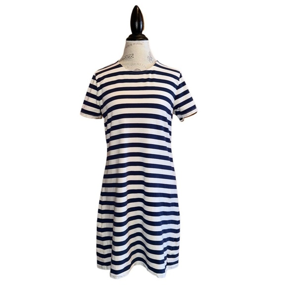 Vineyard Vines Blue and White Striped Dress Women’s Size Medium - Picture 1 of 11